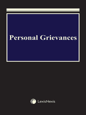 cover image of Personal Grievances